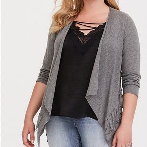 Torrid sweater shawl style